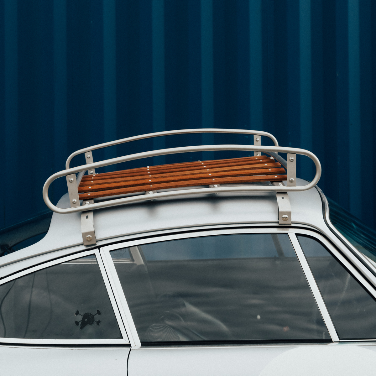 Exotic wood planks for CarBone Roof Rack
