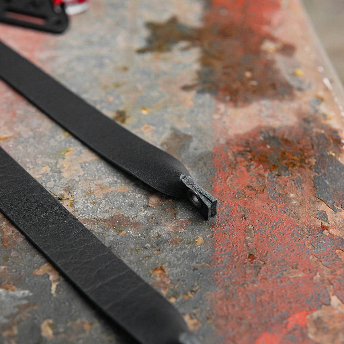 R style Door pulls, handle straps - leather