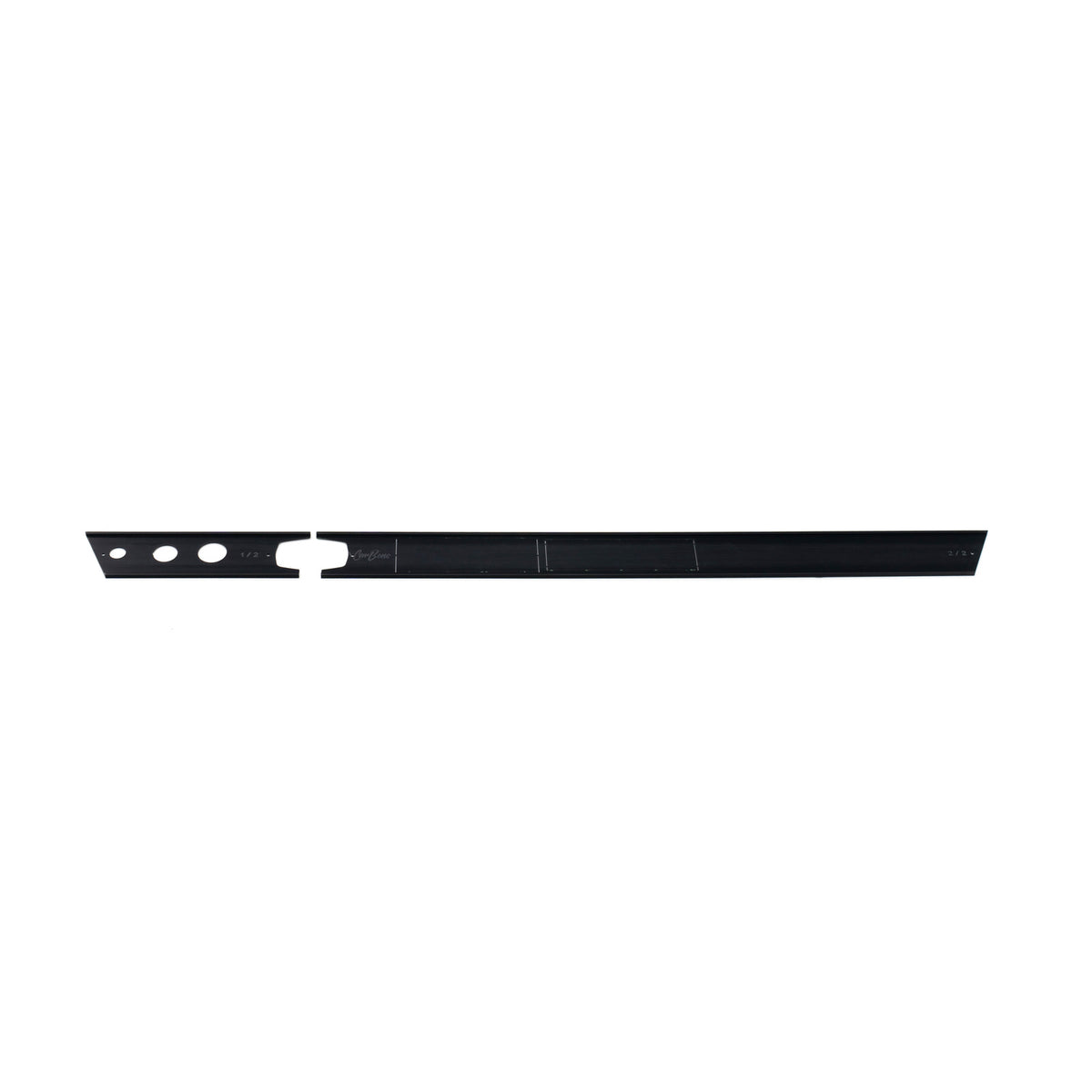 CarBone Dash Trim G-model (1974 - 1986) - Black, LHD - G model / glove box / anodized black