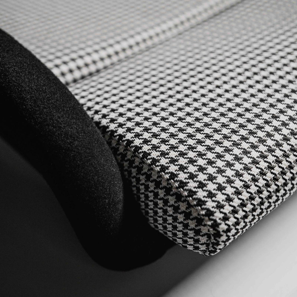 Houndstooth Fabric - BLACK/WHITE