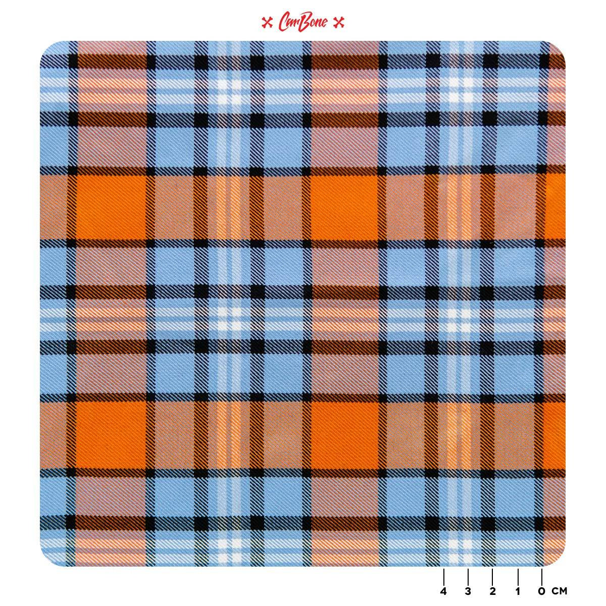 Tartan Plaid Fabric - GULF themed