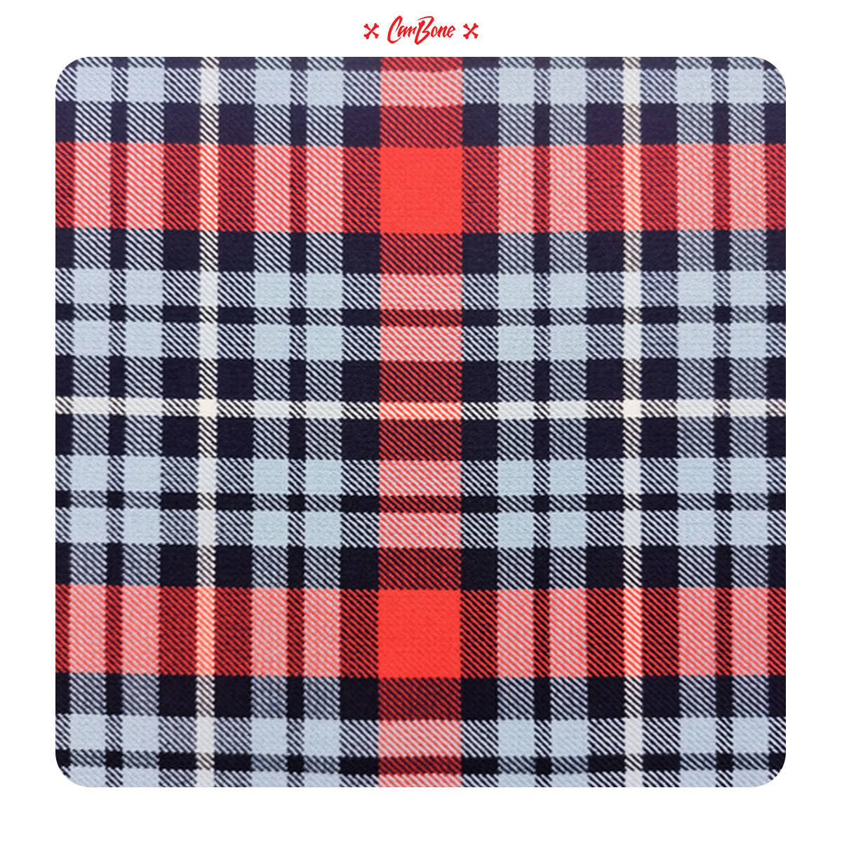 Tartan Plaid Fabric - MARTINI themed