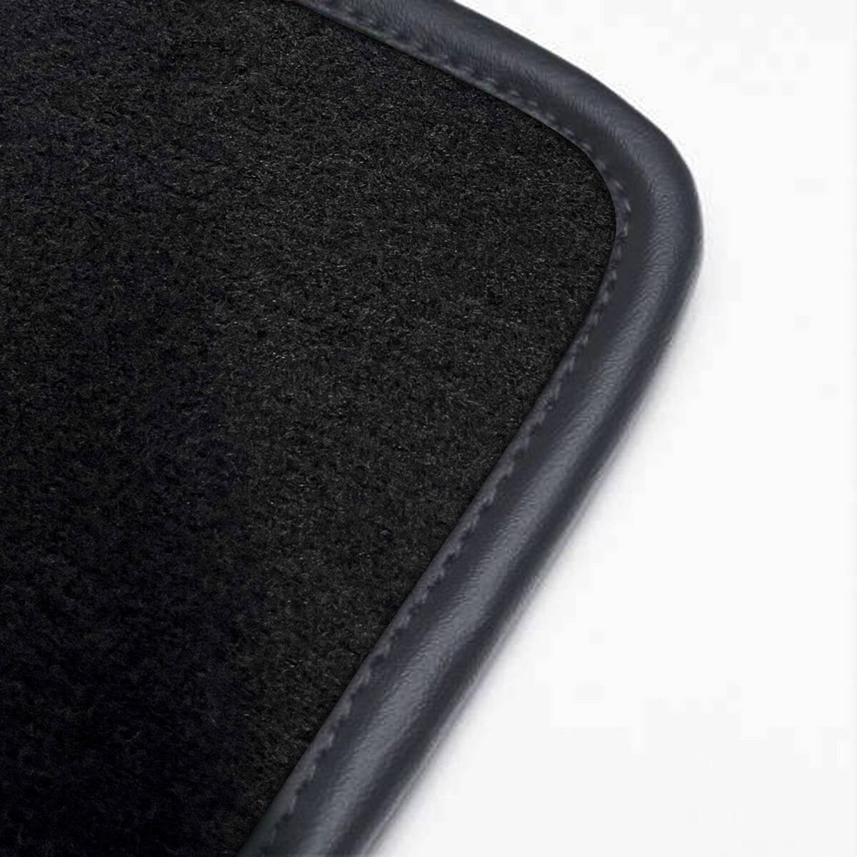 Velour / Silver knit floor mats