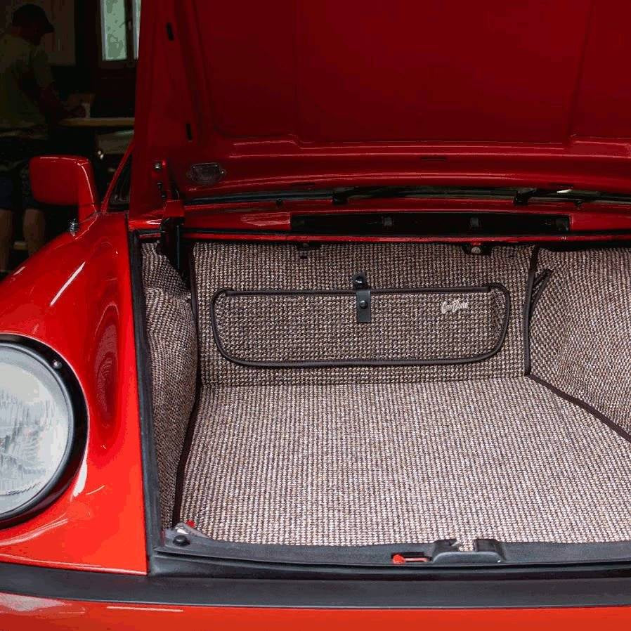 Brown Houndstooth Trunk Mat