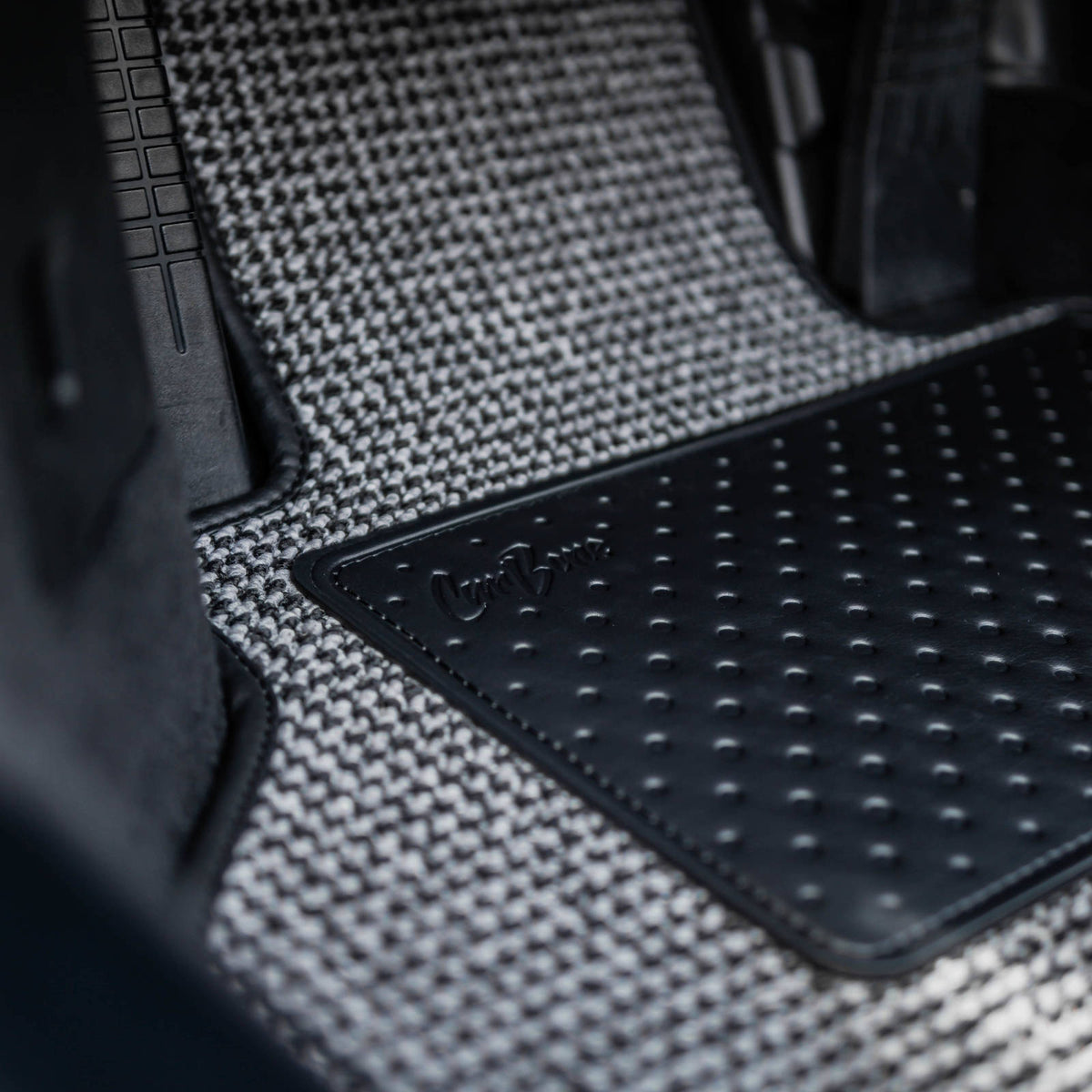 Black/Grey Houndstooth Interior Mat Bundle LHD