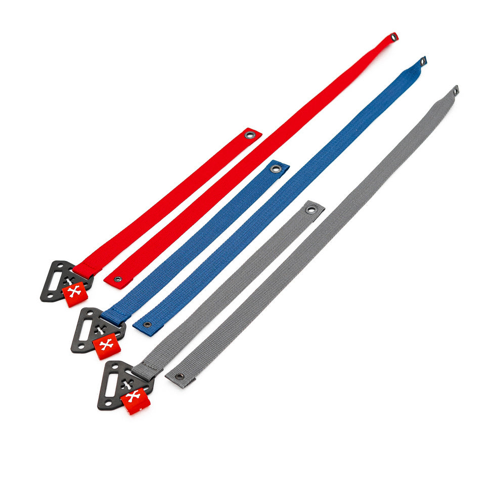 R-style Door pulls, handle straps - 3 color pack