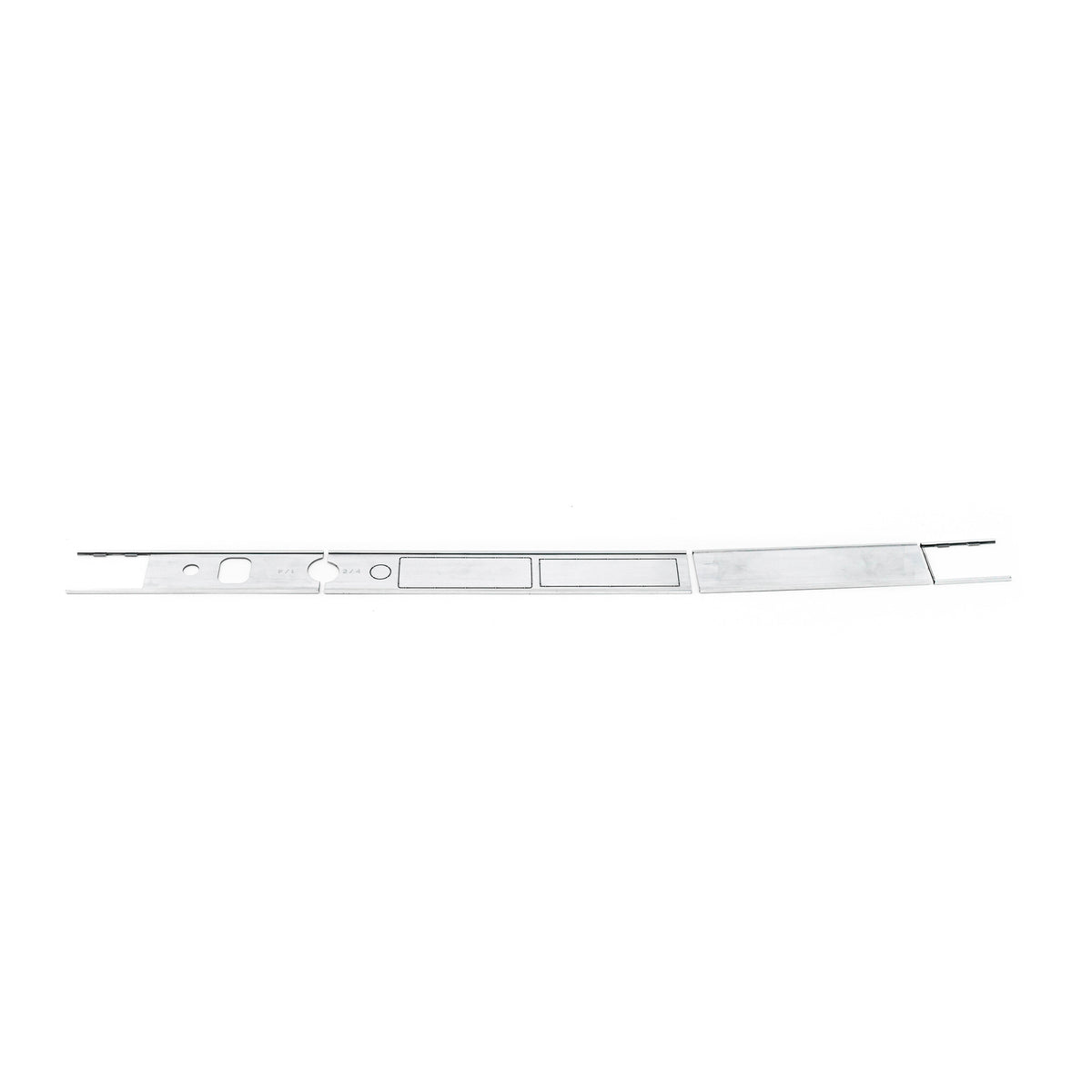 CarBone Dash Trim G-model (1986 - 1989) - Silver, LHD - G model / glove box / silver