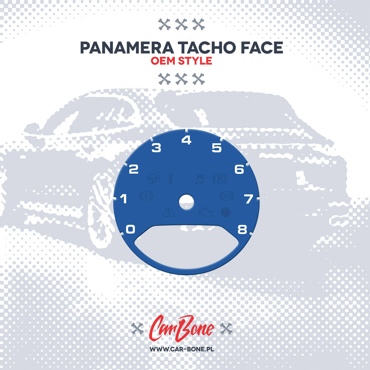 Custom - Gauge face tachometer – for Panamera (971) (2017- )