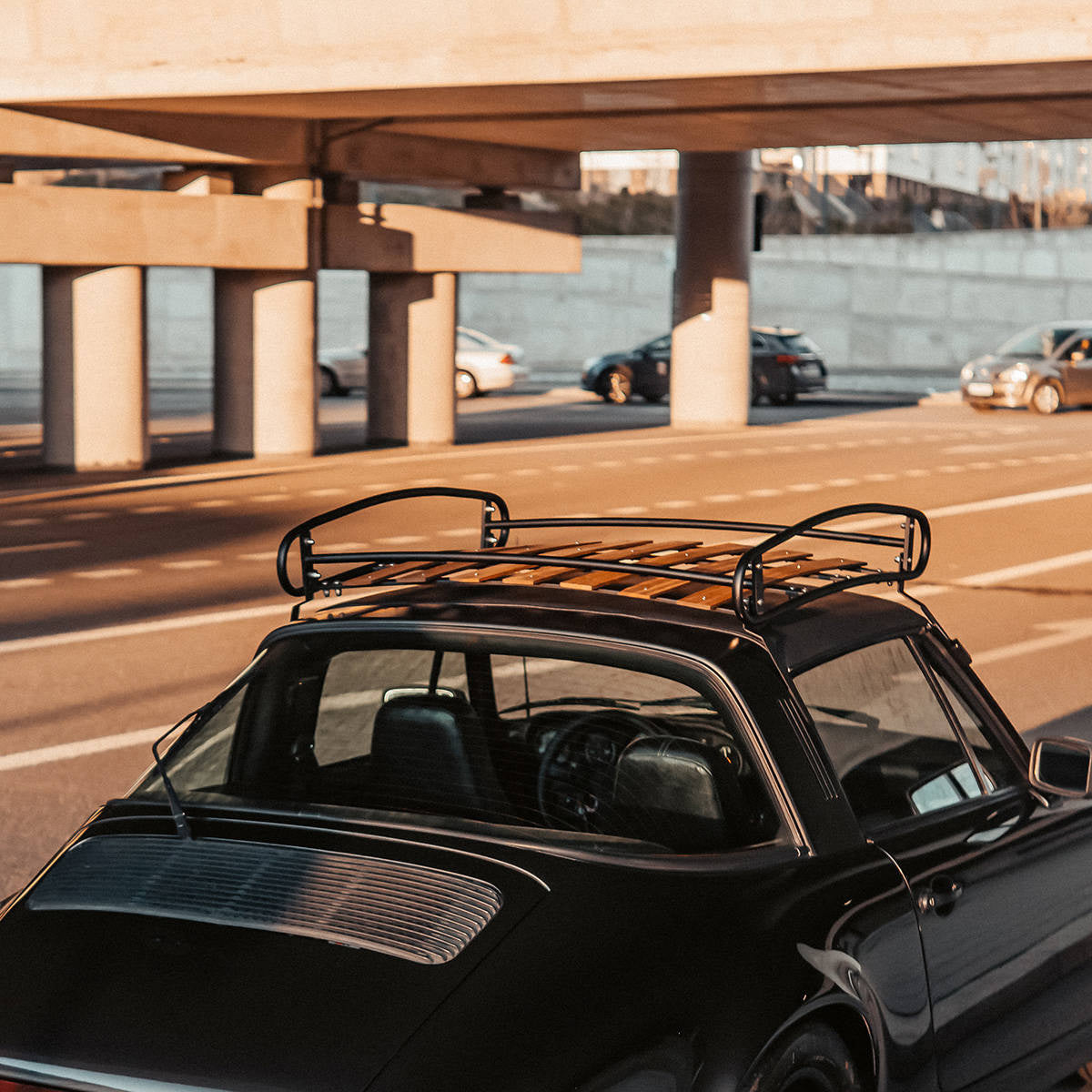 CarBone Targa Roof Rack (Black) for 912, F-model, G-Model and 964