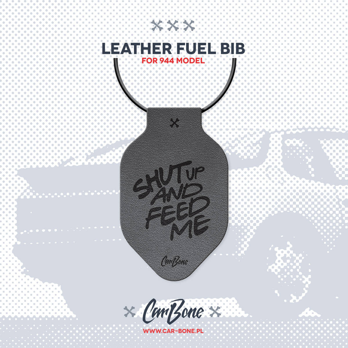 Leather Fuel Bib (Gas Flap) for 924 / 944 / 968 / 928 Models - Thirsty