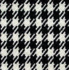 Pepita Fabric - 18065 BLACK/WHITE
