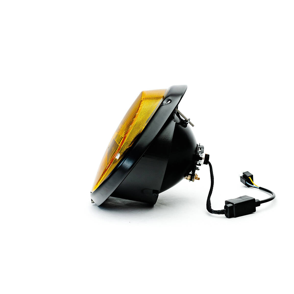 Bi-LED headlights BLACK + H4 Bosch Yellow Lens (set of 2)