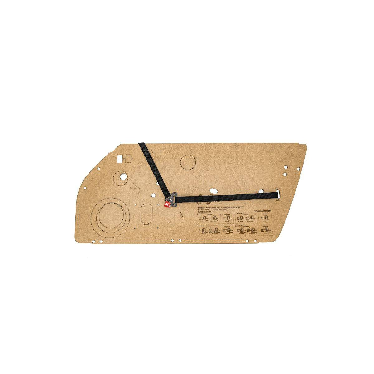 CarBone R Door Cards - RAW