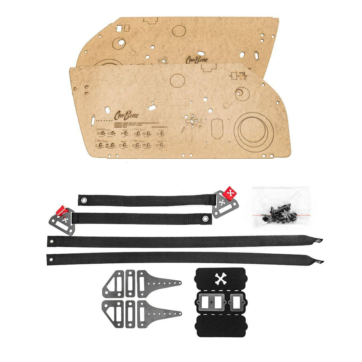 CarBone R Door Cards - RAW