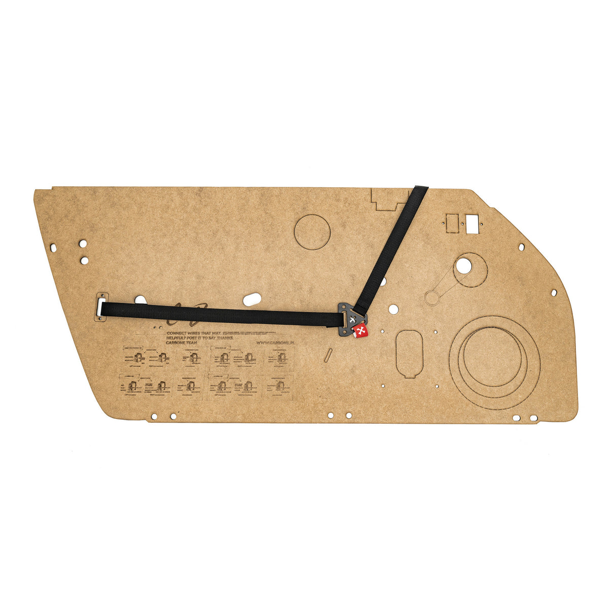 CarBone R Door Cards - RAW