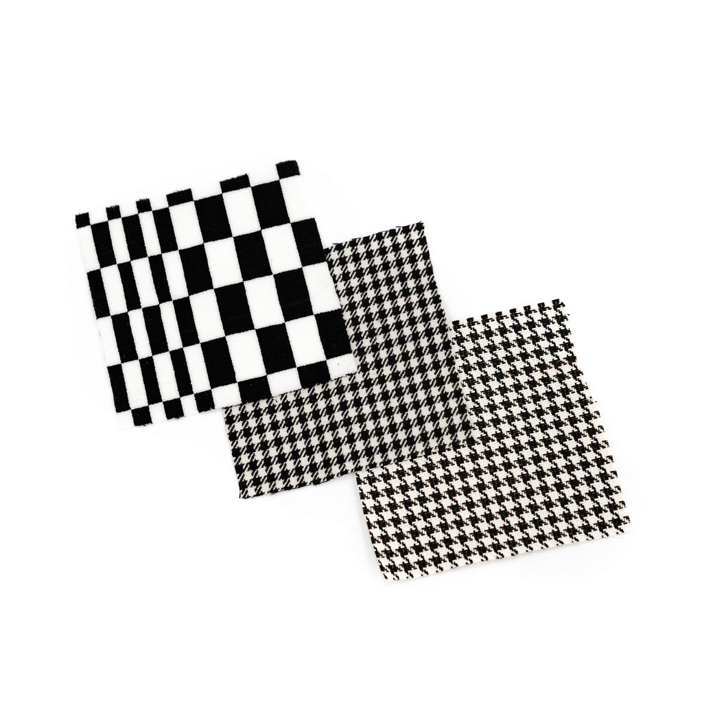 Samples set No. 5 - Black-white textiles