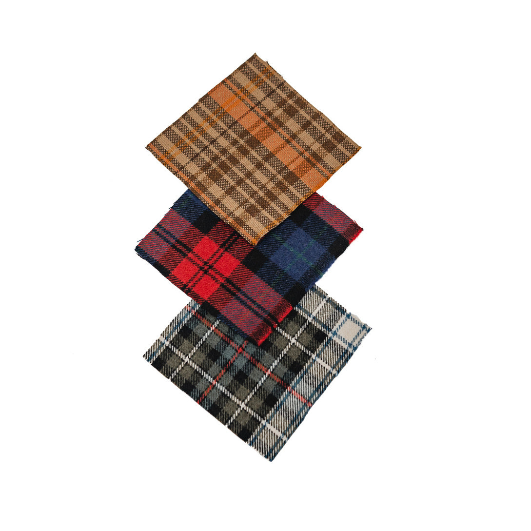 Samples set No. 7 - Tartan/checker/plaid textiles