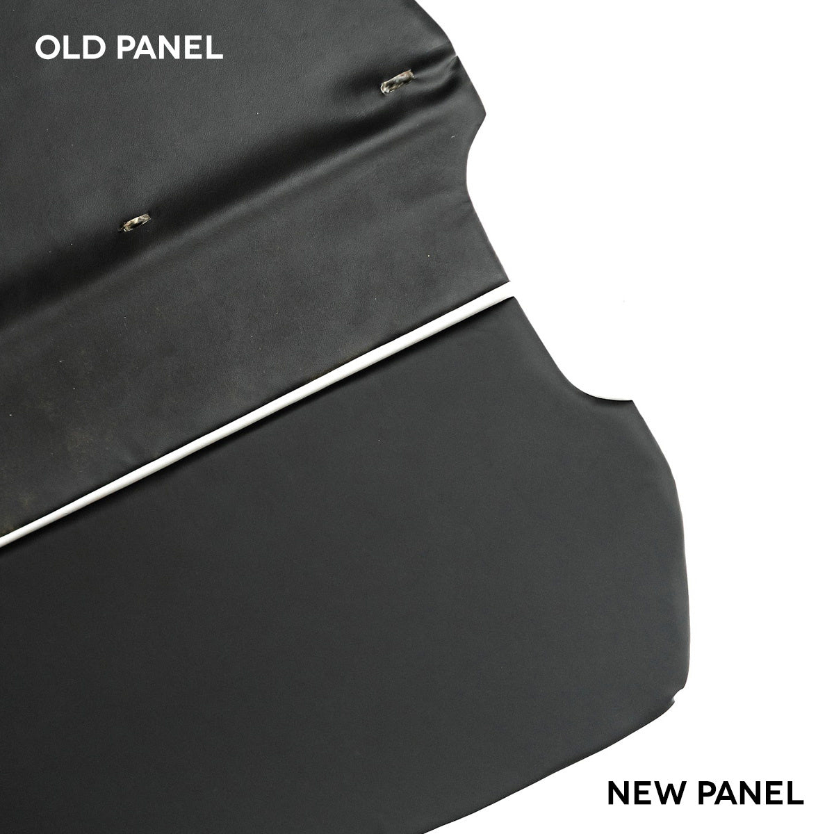 CarBone Rear Shelf Panel - UPHOLSTERED in selected materials - Custom materials (for example Tartan) / Leather basket weave