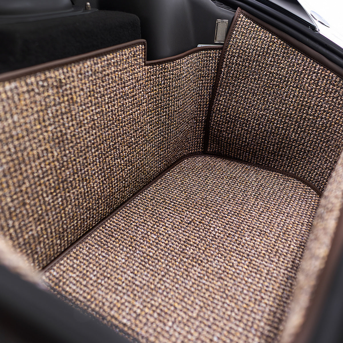 996 C4 - 911 Trunk Mat Liner (1997-2004) - Brown Houndstooth