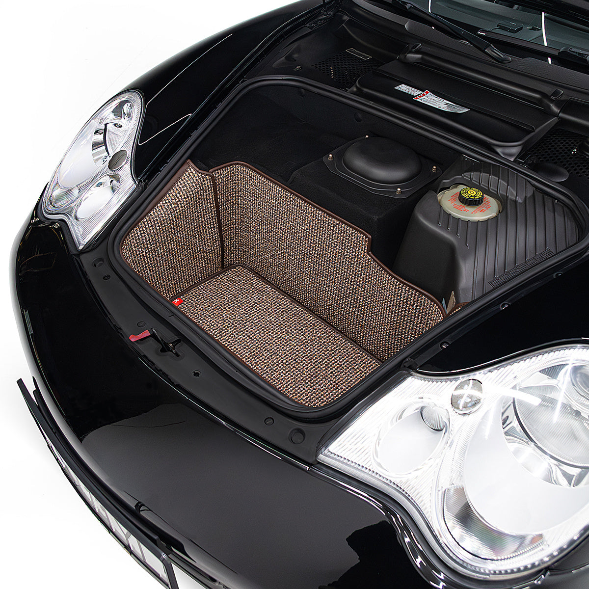 996 C4 - 911 Trunk Mat Liner (1997-2004) - Brown Houndstooth