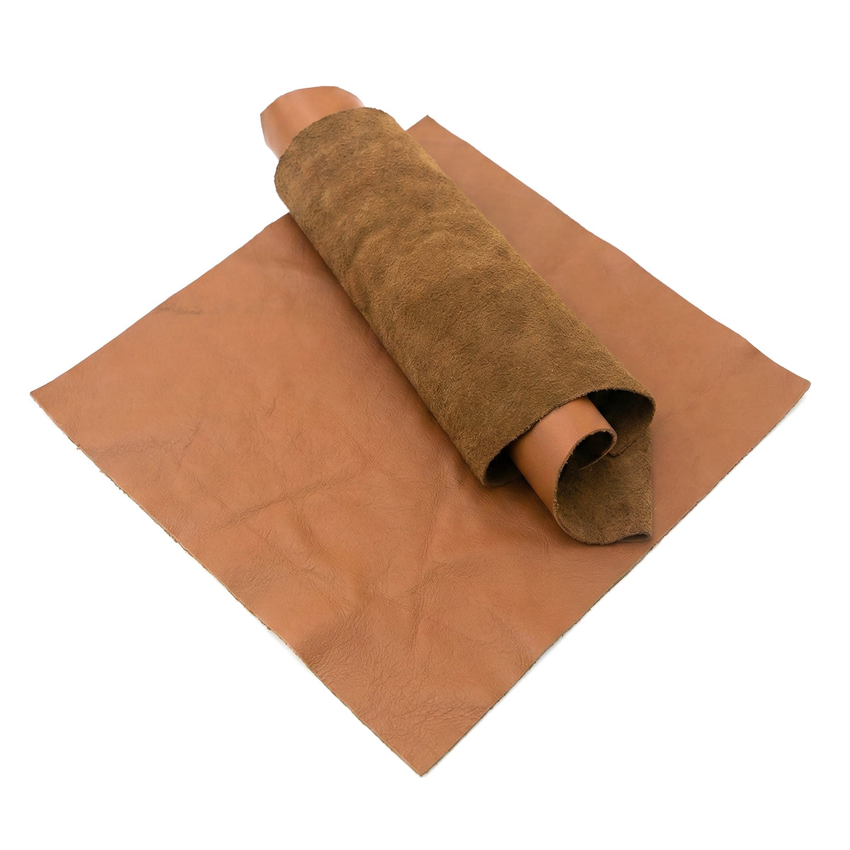 Plain Leather - PALOMA CEDAR (COGNAC) - 1 side of leather - 5m²