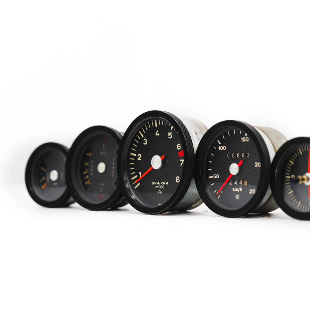 CarBone Gauge Bezels – for F-model (1964-1973)