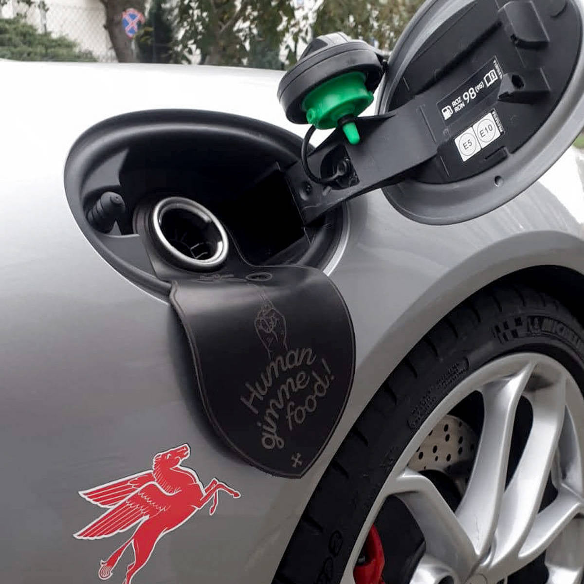 Leather Fuel Bib (Gas Flap) for 356 Model - Custom