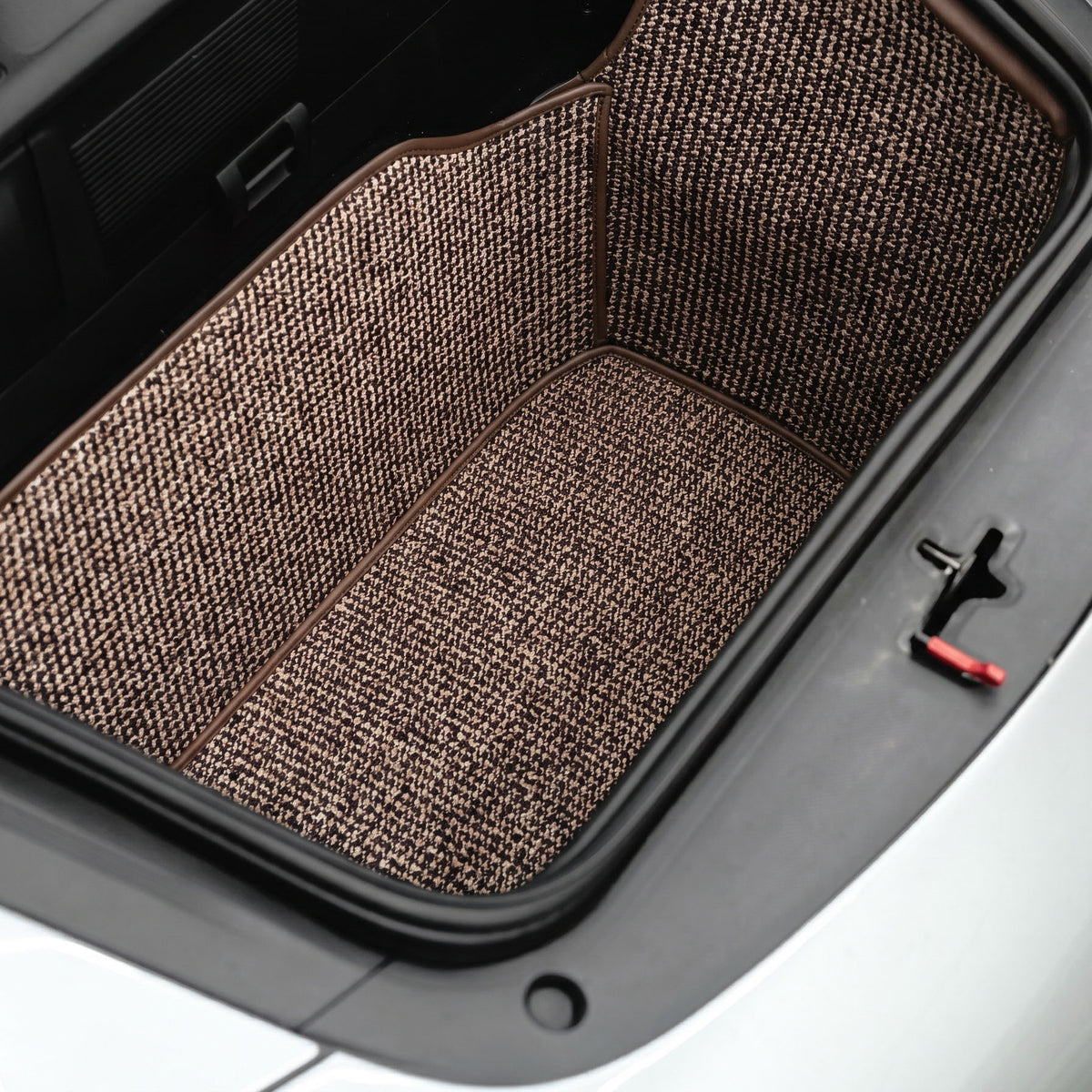 997 C4 - 911 Trunk Mat Liner (2005-2011) - Brown Houndstooth