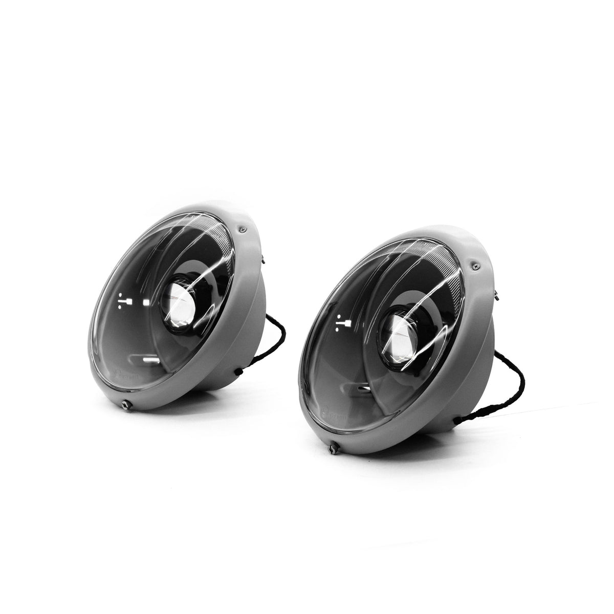 Bi-LED headlights - Clear Lens (set of 2) - Grey