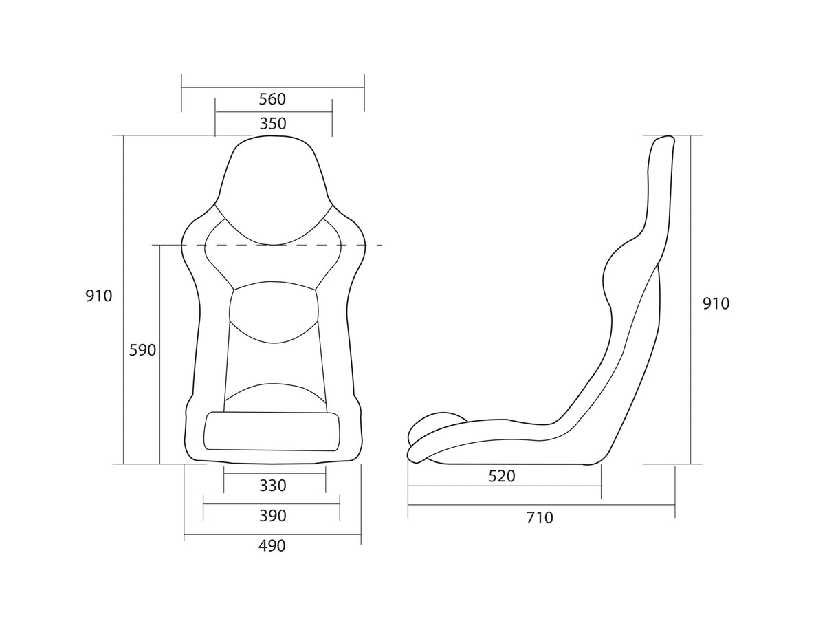 Cobra Nogaro Circuit Fiberglass Racing Seat — view 15