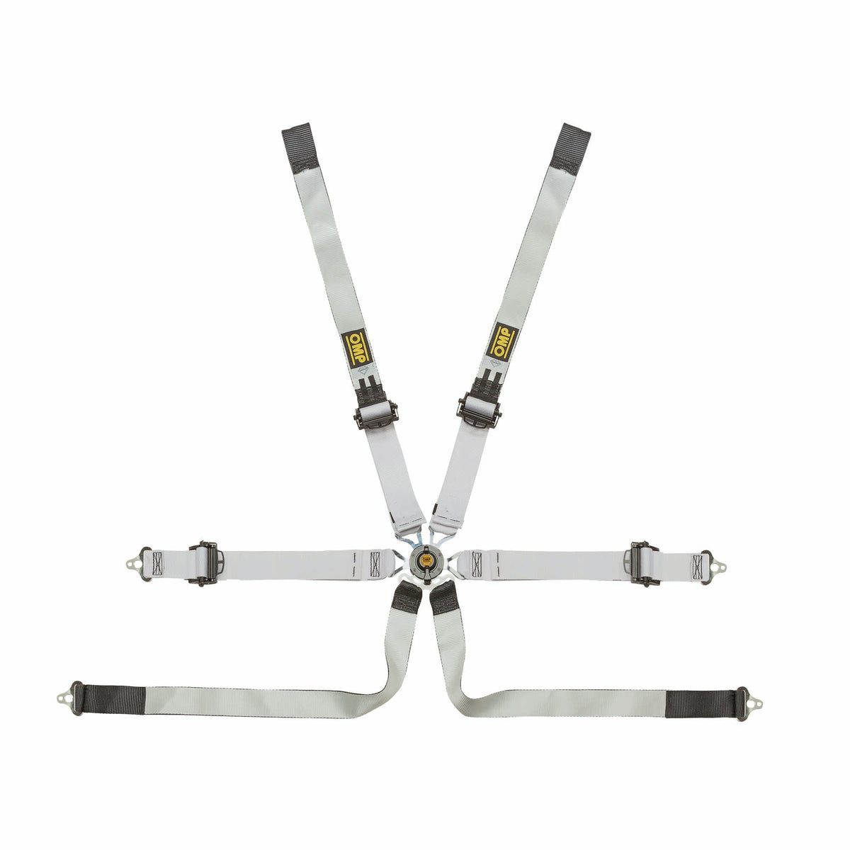 OMP One-D prototype racing harness with camlock buckle, FIA 8853-2016 approved for prototype race cars