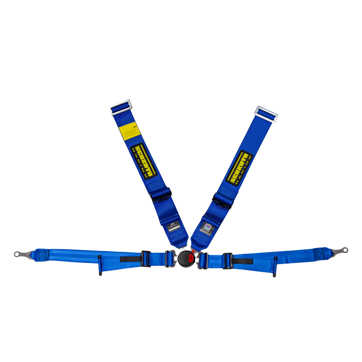 Schroth Profi II ASM FE 4-Point Harness — Pull-Down, Bolt-In (Push-Button Camlock)