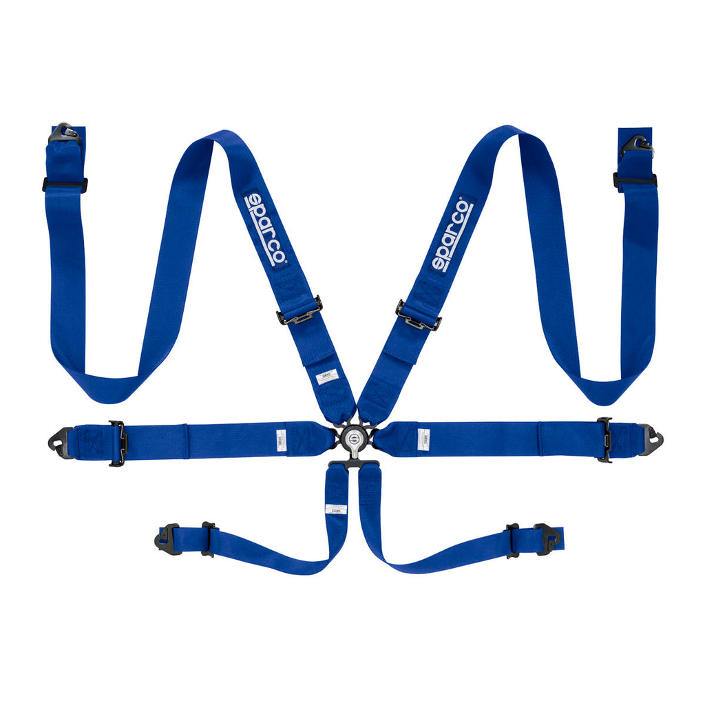 Sparco FIA 6-Point Racing Harness - Steel