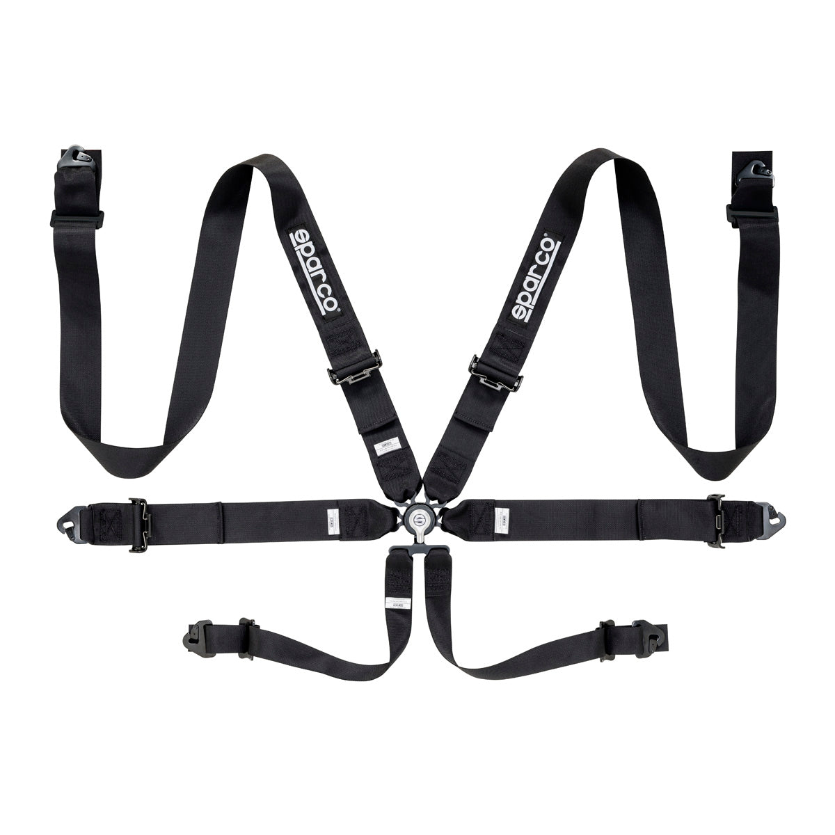 Sparco FIA 6-Point Racing Harness - Steel