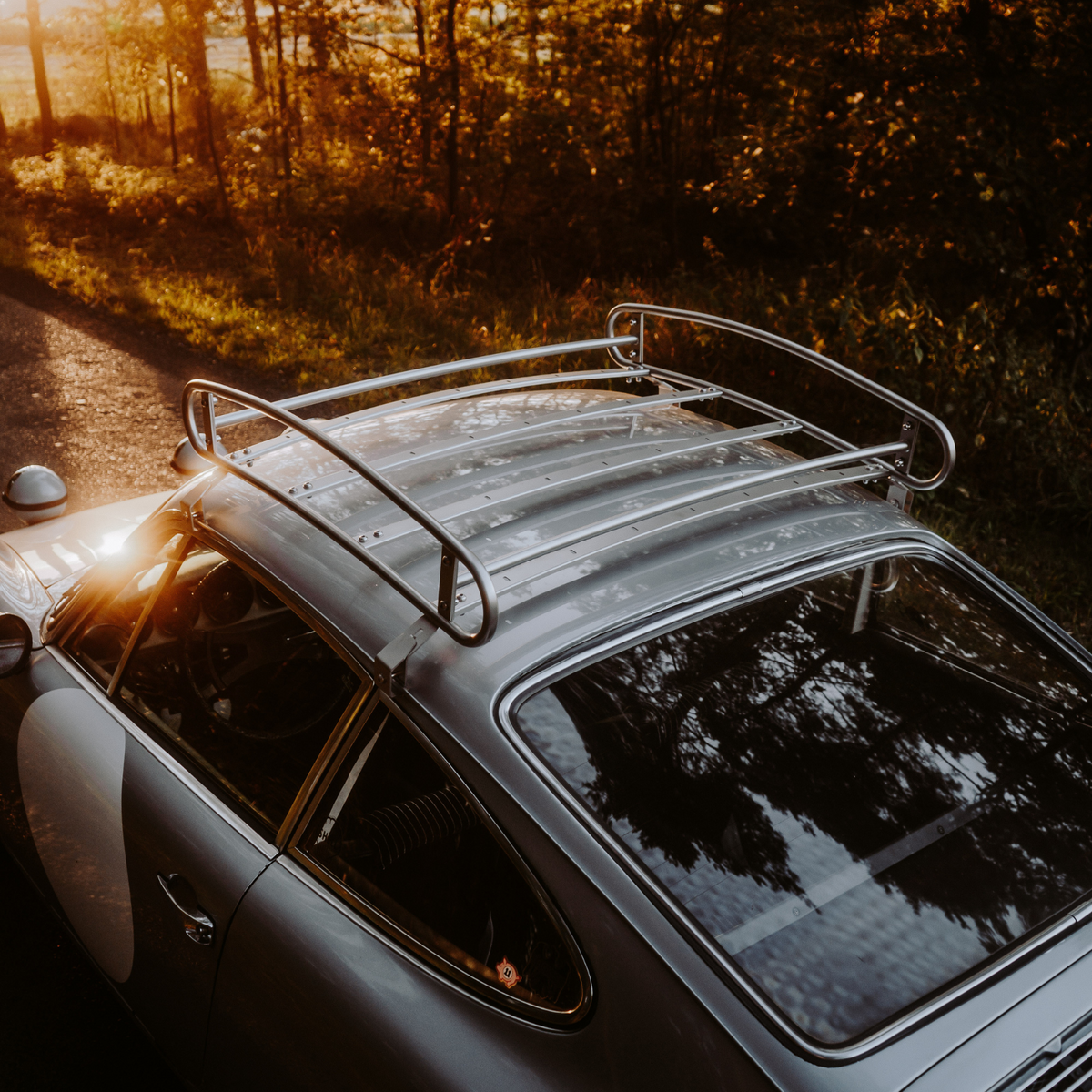 CarBone Roof Rack Coupe (Silver) for 912, F-model, G-Model 964 and 993
