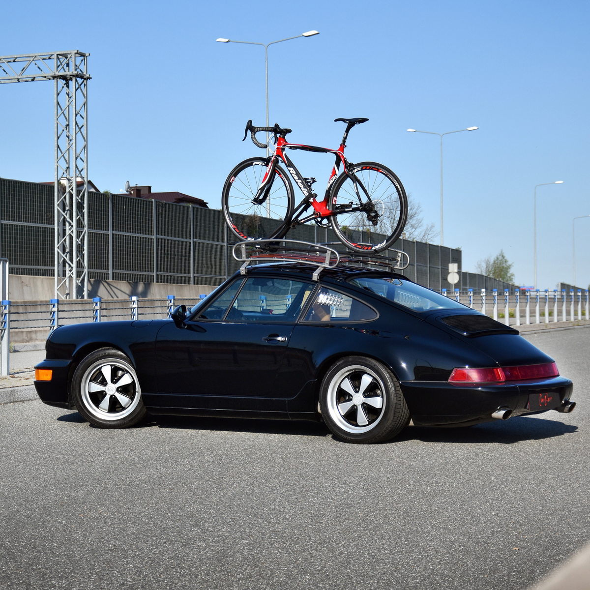 CarBone Roof Rack Coupe (Silver) for 912, F-model, G-Model 964 and 993