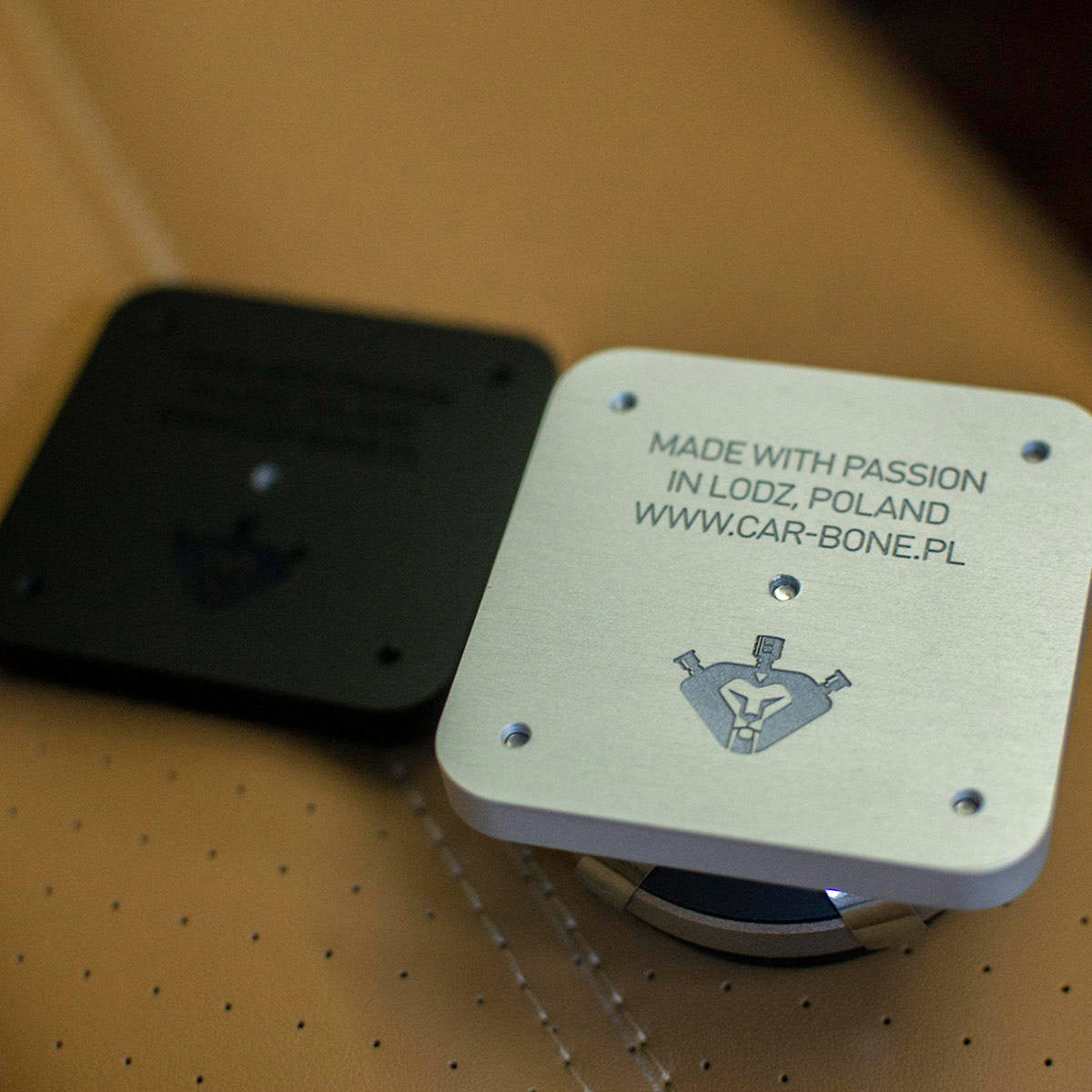 Single stopwatch holder for vintage Heuers, silver