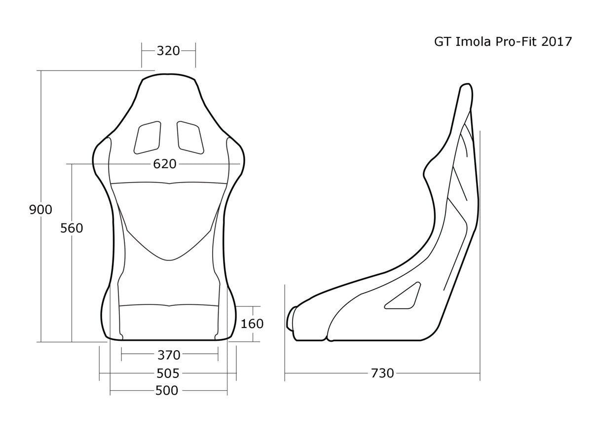 Cobra Imola Fiberglass Racing Seat | FIA 8855-1999 — view 3