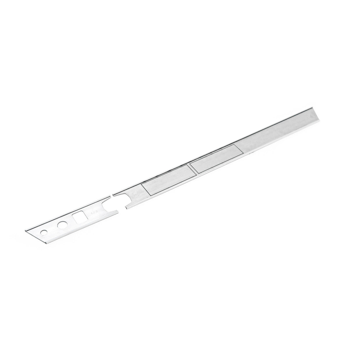 CarBone Dash Trim G-model (1974-1986) - Silver, LHD - G model / glove box / silver