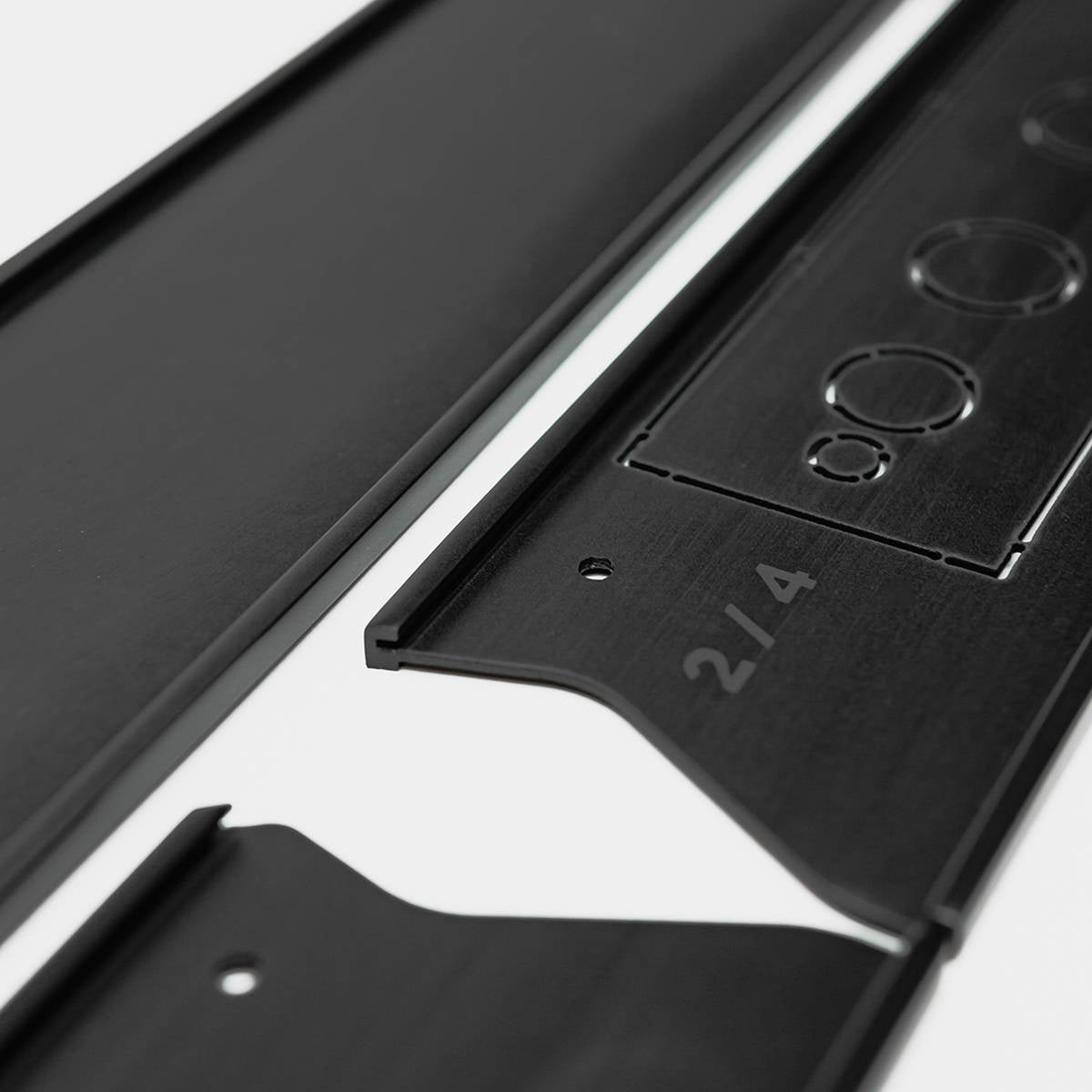 CarBone Dash Trim 964/993 - Black, LHD - 964/993 / no glove box / anodized black