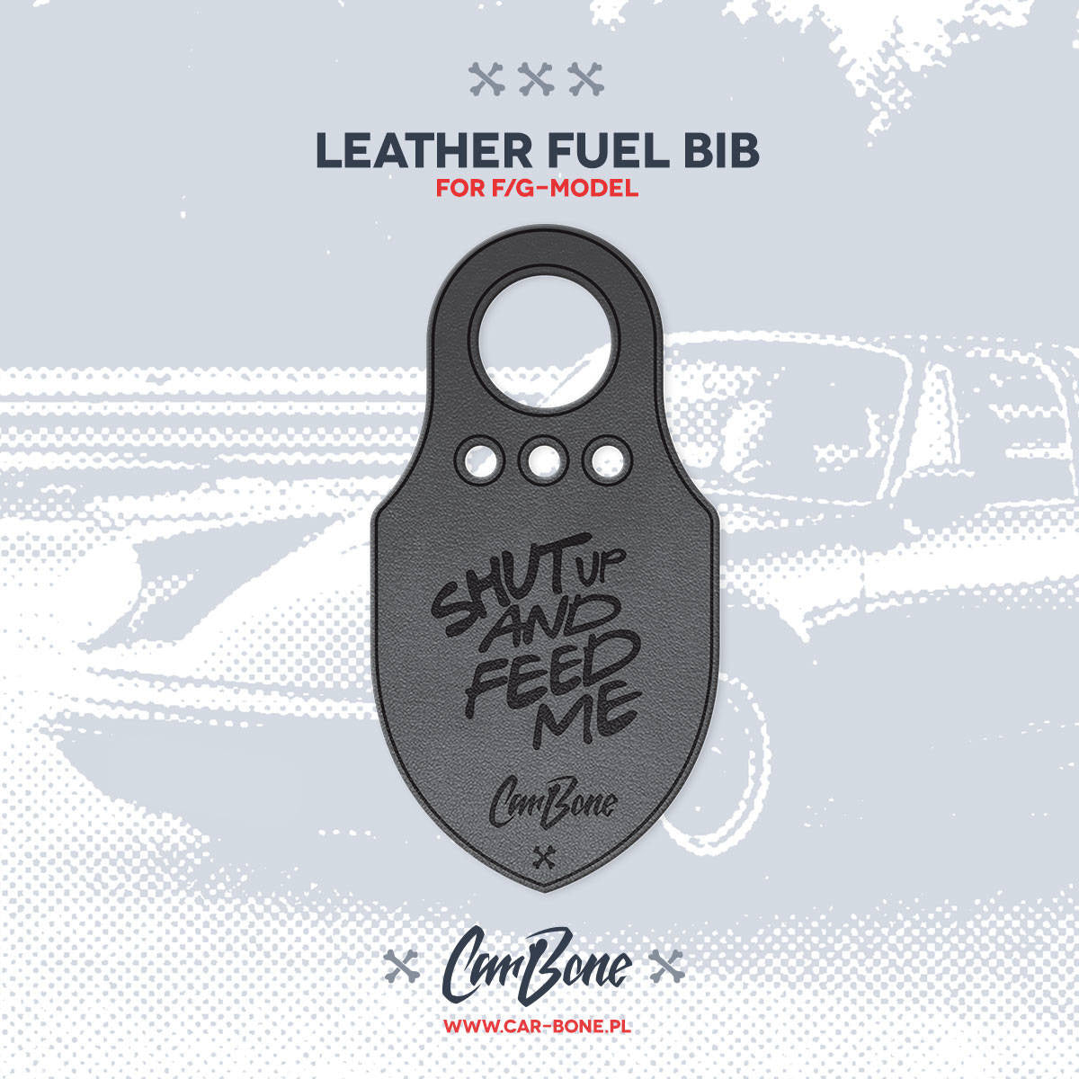 Leather Fuel Bib (Gas Flap) for F/G Models - Thirsty