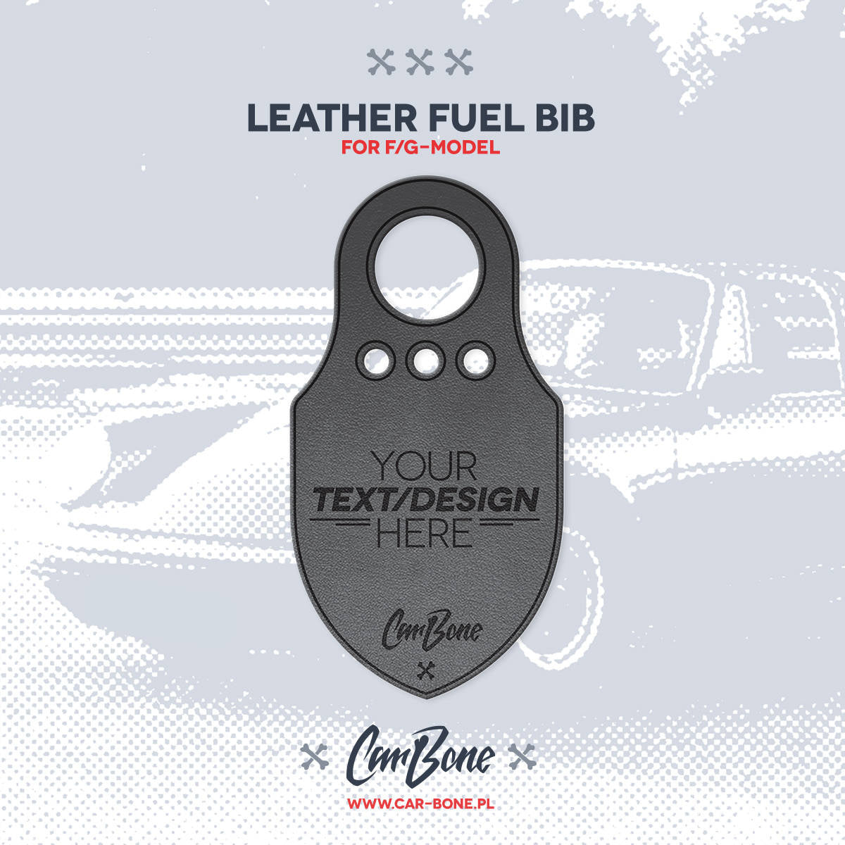 Leather Fuel Bib (Gas Flap) for F/G Models - I know what I got