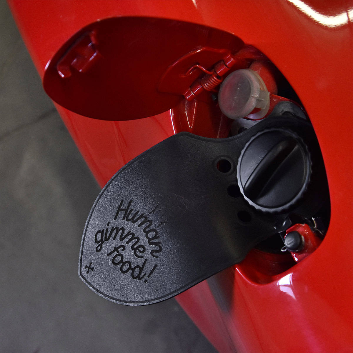 Leather Fuel Bib (Gas Flap) for F/G Models - Just needs some TLC