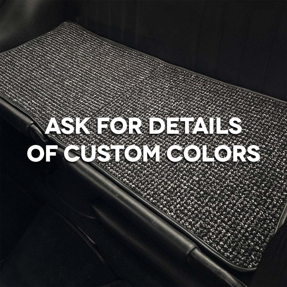Brown Houndstooth Rear seats cover