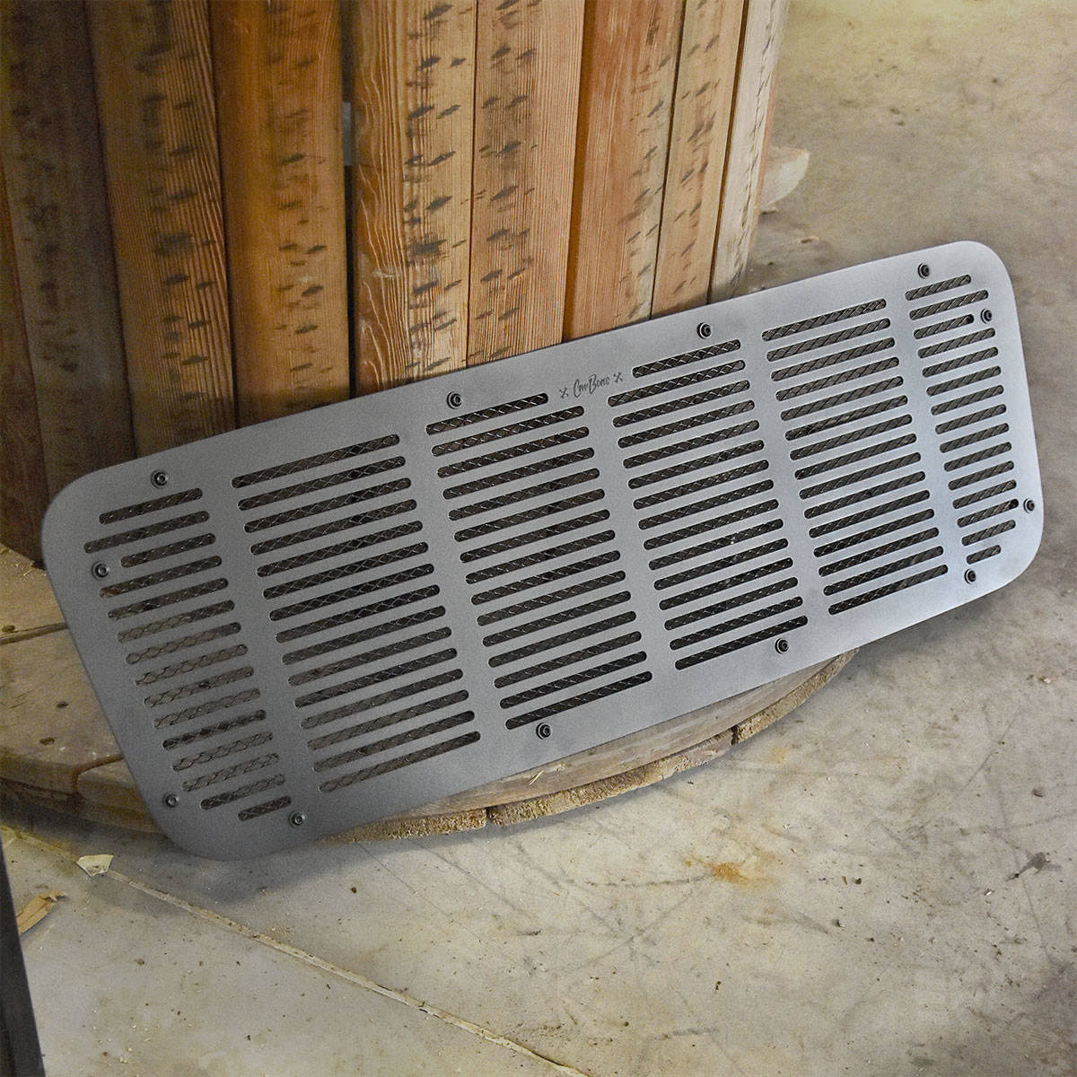 Rear deck lid/grille for 964 - String / Painted / Aluminium / Yes