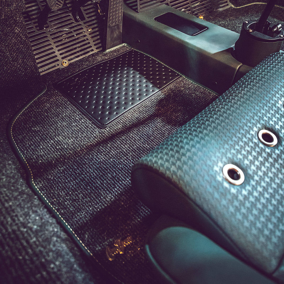 Boucle floor mats
