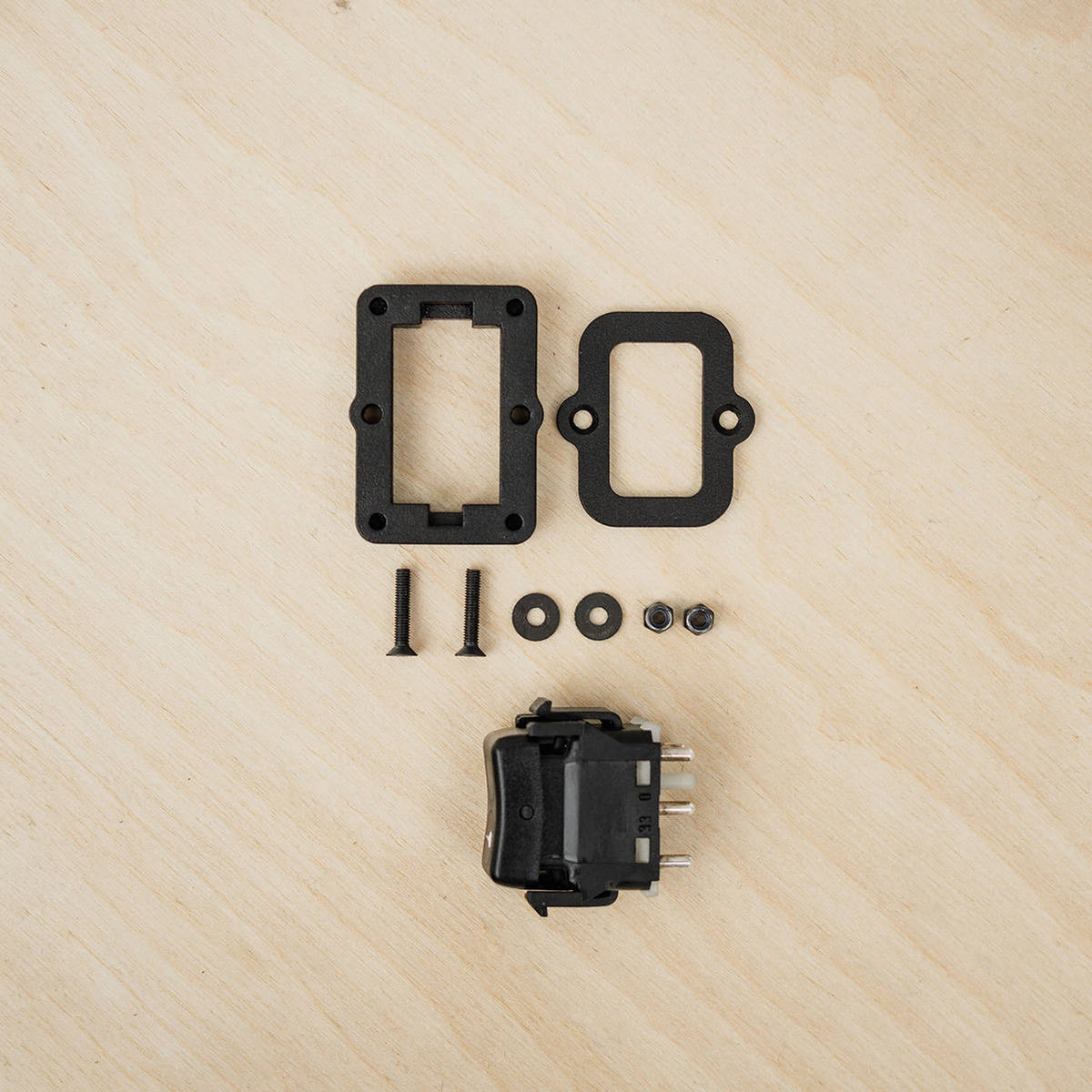 CarBone door lock switch frame