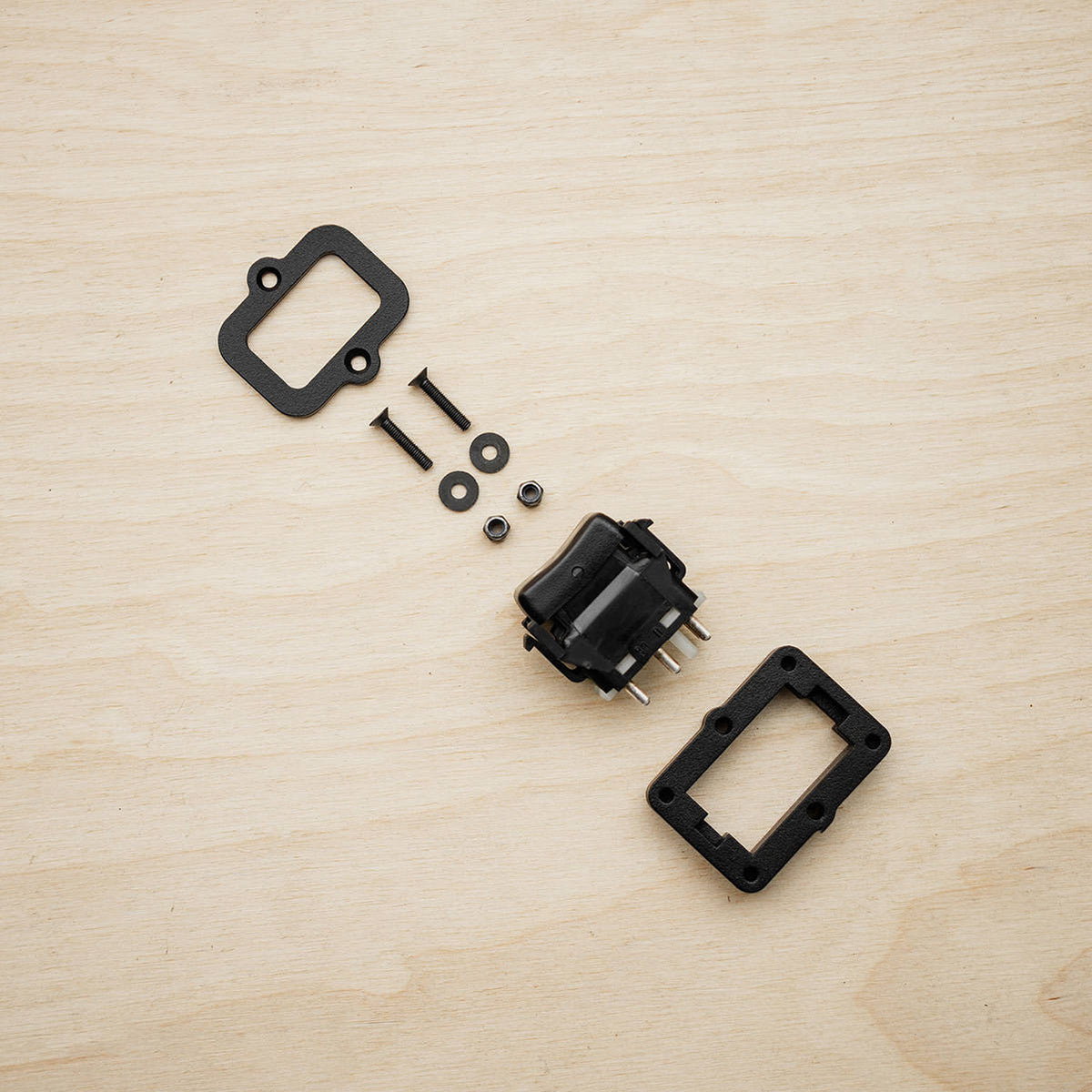 CarBone door lock switch frame