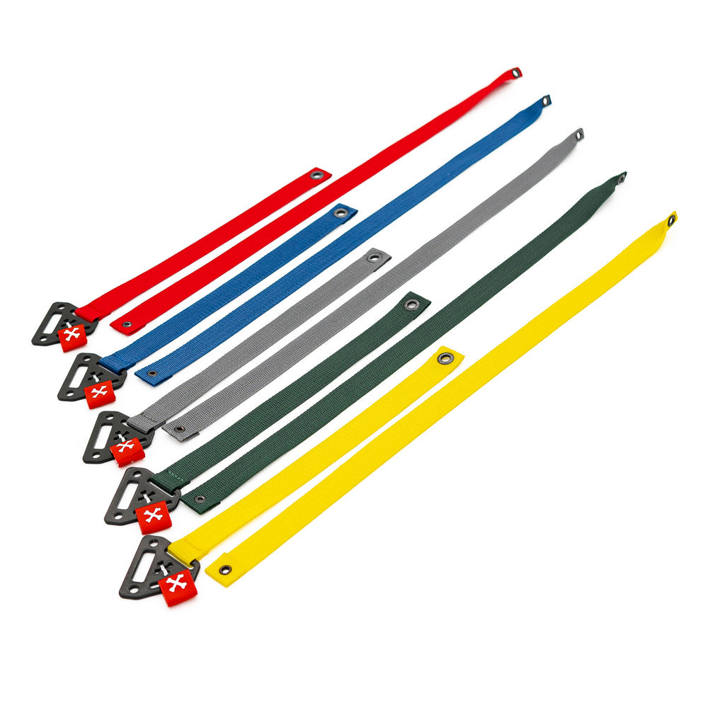 R style Door pulls, handle straps - 5 color pack
