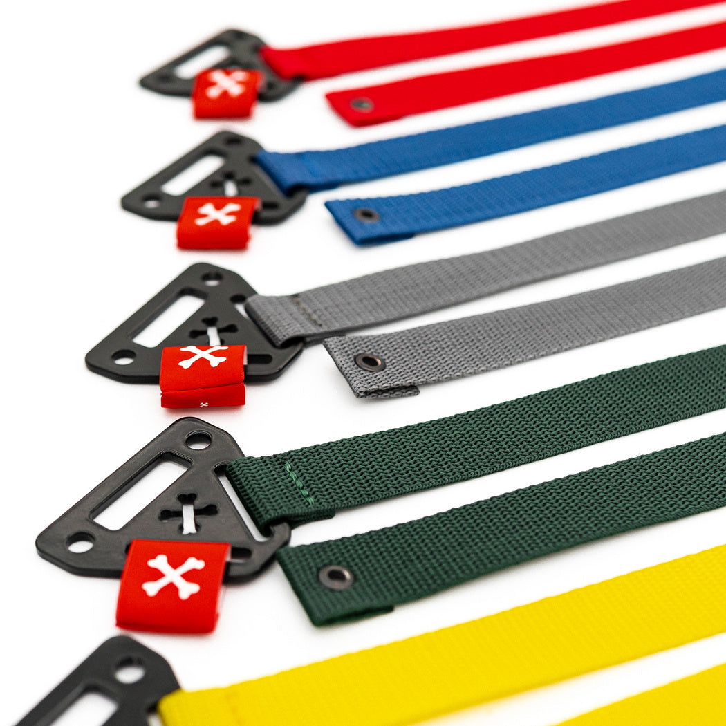 R style Door pulls, handle straps - 5 color pack